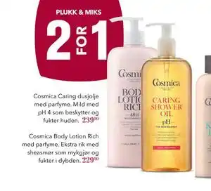 Cosmica Body Lotion Rich med parfyme, NOK 229.9