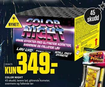 Europris Color night tilbud