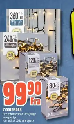 Obs Bygg Lysslynger tilbud