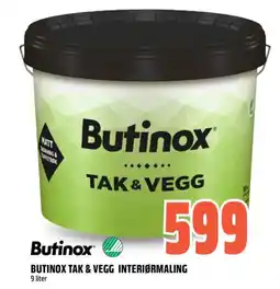 Obs Bygg Butinox butinox tak & vegg interiørmaling tilbud