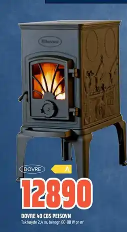 Obs Bygg Dovre dovre 40 cbs peisovn tilbud