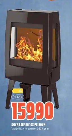 Obs Bygg Dovre sense 103 peisovn tilbud