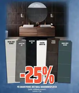 Obs Bygg På smartpanel wetwall baderomsplater tilbud
