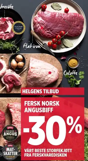 Fersk norsk angusbiff