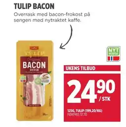 Meny TULIP Bacon tilbud