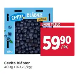 Meny CEVITA Blåbær tilbud