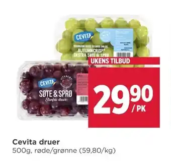 Meny CEVITA Druer tilbud