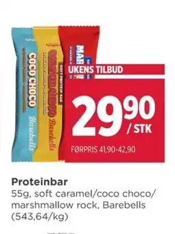 Meny Proteinbar tilbud