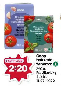 Coop Marked COOP Hakkede tomater tilbud