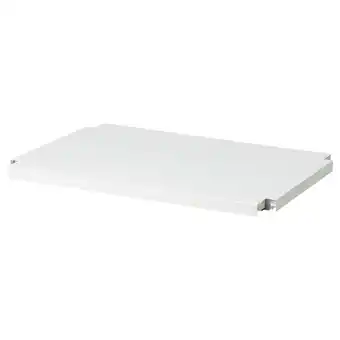 IKEA Ivar Hylleplate, hvit metall, 42x30 cm tilbud