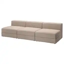 IKEA JÄttebo 4,5-seters modulsofa, Samsala gråbeige tilbud