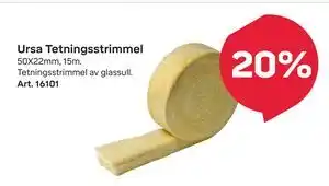 Byggmax Ursa Tetningsstrimmel tilbud
