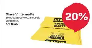 Byggmax Glava Vintermatte tilbud