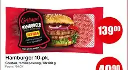 Spar Hamburger 10-pk., NOK 139 tilbud