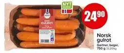 Spar Norsk gulrot, NOK 24.9 tilbud