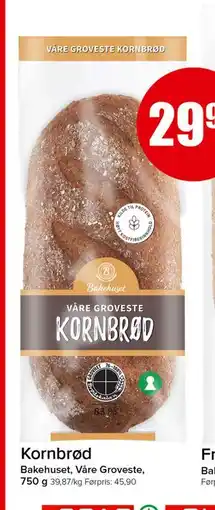 Spar Kornbrød, NOK 29.9 tilbud