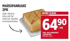 Meny MARSIPANKAKE 2PK, NOK 64.9 tilbud