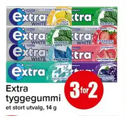 Spar Extra tyggegummi tilbud