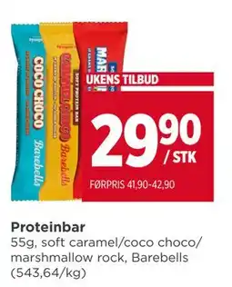 Meny Proteinbar, NOK 29.9 tilbud