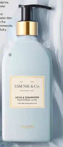Oriflame Essense&Co. Lotus & Cedarwood Hand & Body Lotion tilbud