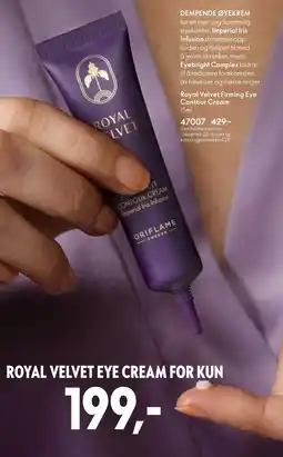 Oriflame Royal Velvet Firming Eye Contour Cream tilbud