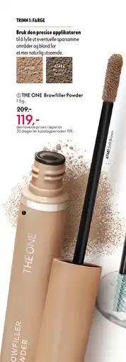 Oriflame THE ONE Browfiller Powder tilbud