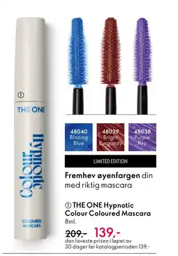 Oriflame THE ONE Hypnotic Colour Coloured Mascara tilbud