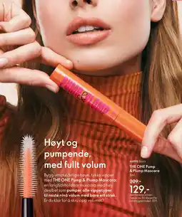 Oriflame THE ONE Pump & Plump Mascara tilbud