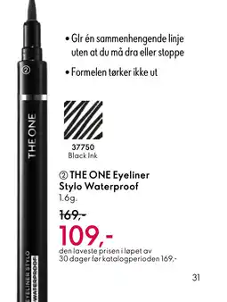 Oriflame THE ONE Eyeliner Stylo Waterproof tilbud