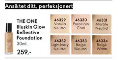 Oriflame THE ONE Illuskin Glow Reflective Foundation tilbud