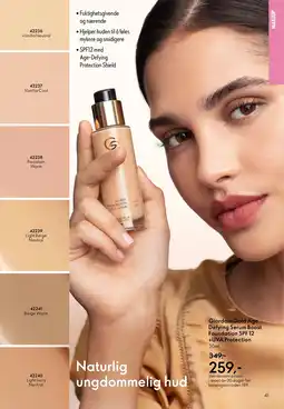 Oriflame Giordani Gold Age Defying Serum Boost Foundation SPF 12 +UVA Protection tilbud