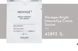 Oriflame Novage+ Bright Intense Eye Cream Sachet tilbud