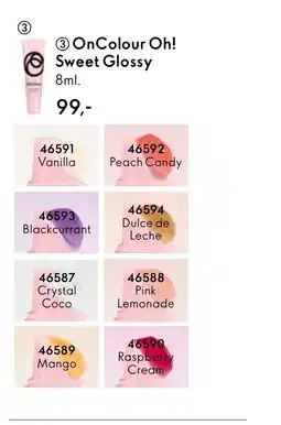 Oriflame On Colour Oh! Sweet Glossy tilbud