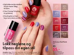 Oriflame On Colour Nail Polish tilbud