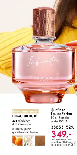 Oriflame Infinita Eau de Parfum tilbud