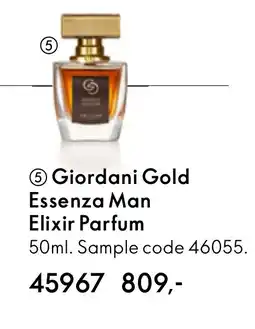 Oriflame Giordani Gold Essenza Man Elixir Parfum tilbud