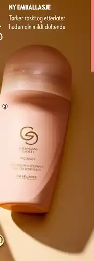 Oriflame Giordani Gold Woman Perfumed Anti-perspirant Roll-On Deodorant tilbud