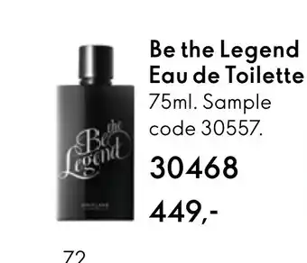 Oriflame Be the Legend Eau de Toilette tilbud