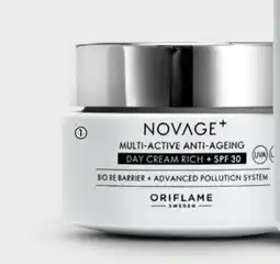 Oriflame Novage+ Multi- Active Anti-Ageing Day Cream Rich SPF 30 tilbud