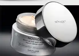 Oriflame Novage+ Multi- Active Anti-Ageing Night Cream Light tilbud
