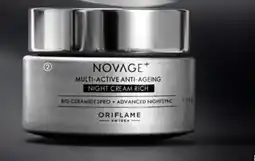 Oriflame Novage+ Multi- Active Anti-Ageing Night Cream Rich tilbud