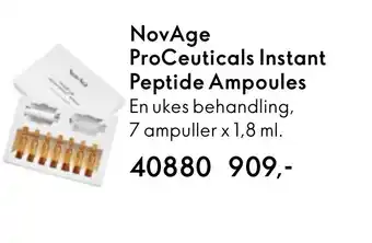 Oriflame NovAge ProCeuticals Instant Peptide Ampoules tilbud