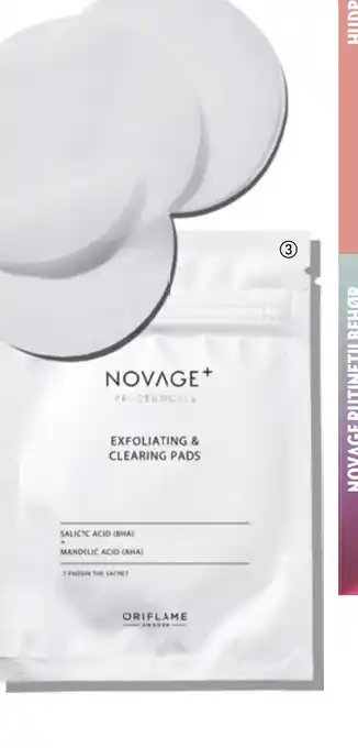 Oriflame Novage+ Proceuticals Exfoliating & Clearing Pads tilbud