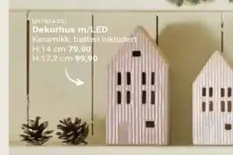 Europris Dekorhus m/LED tilbud