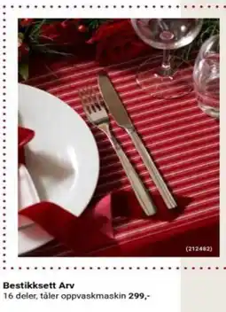 Europris Bestikksett Arv tilbud