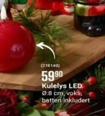 Europris Kulelys LED tilbud