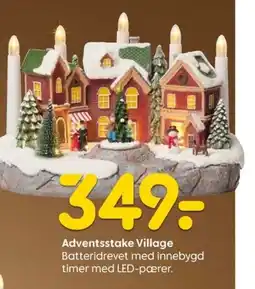 Rusta Adventsstake Village tilbud