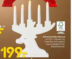 Rusta Adventsstake Moose tilbud