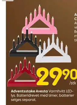 Rusta Adventsstake Avesta tilbud