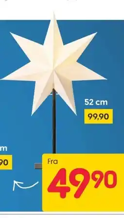 Rusta Stjerner på fot tilbud